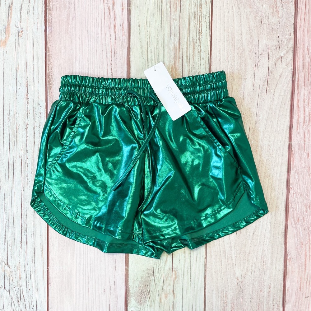 Women’s Green Boxer Shorts Size Small NWT